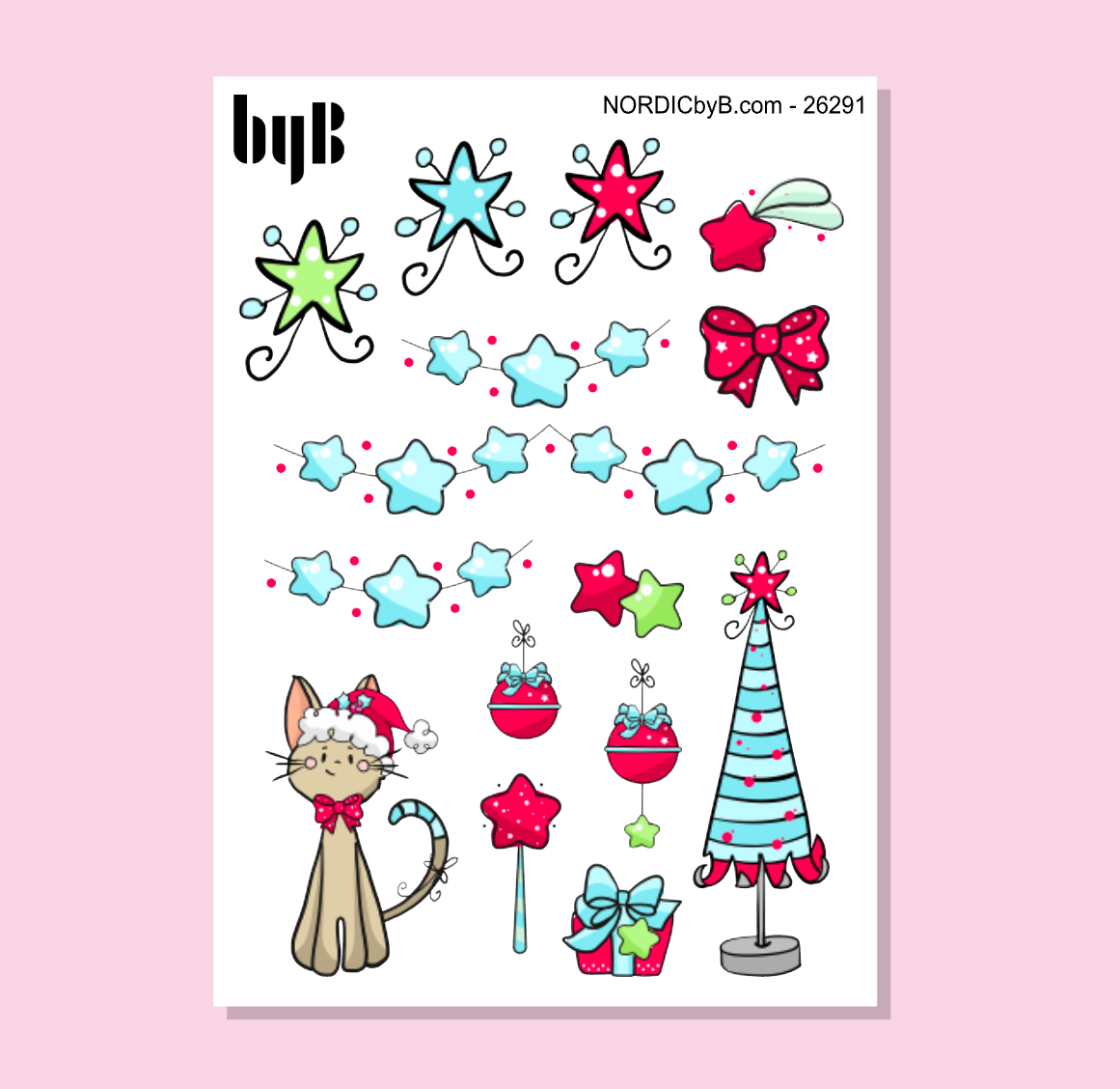 Christmas Cartoonish Stickers