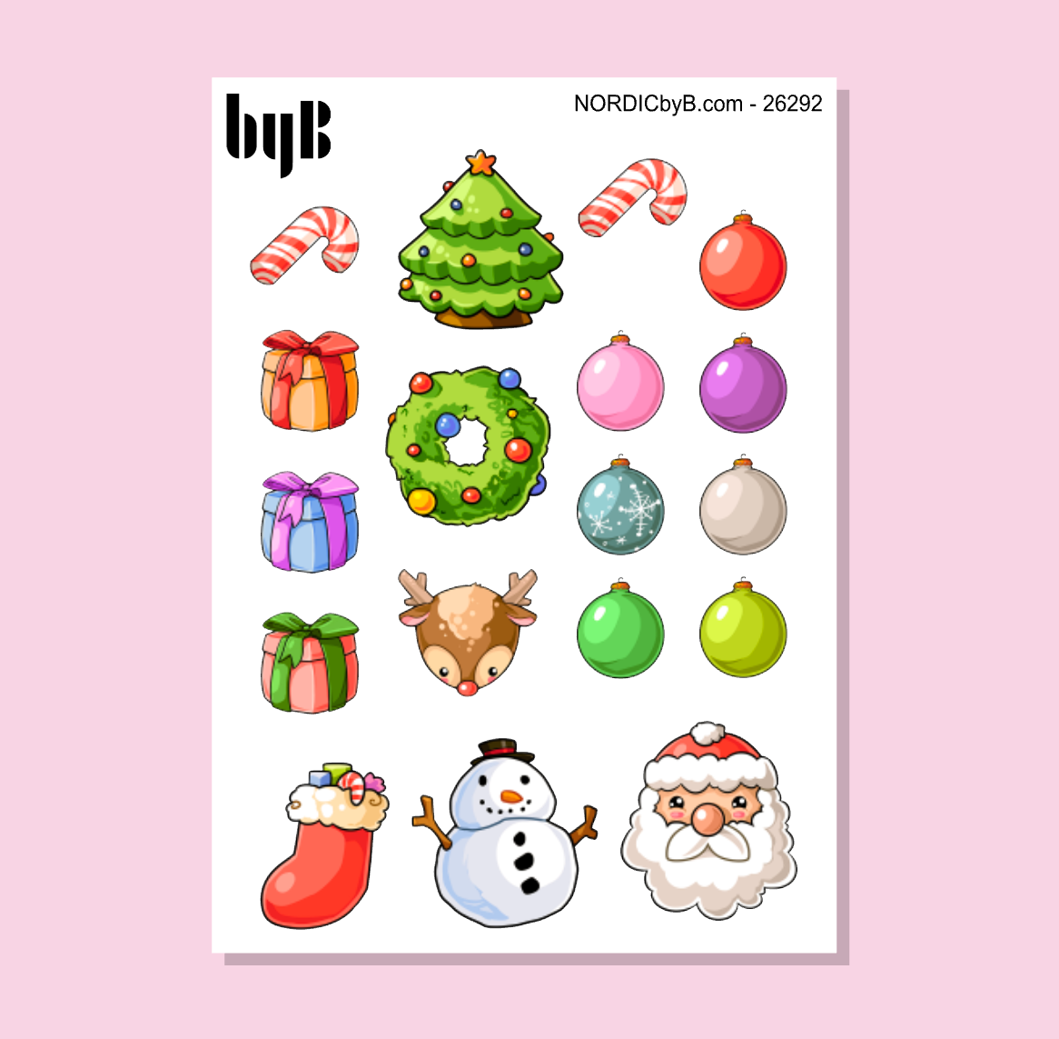 Christmas Cartoonish Stickers