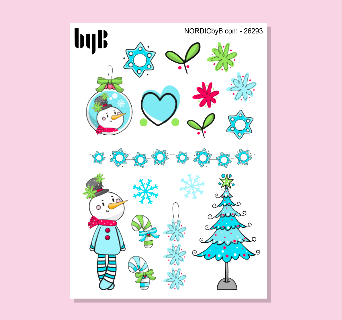 Christmas Cartoonish Stickers