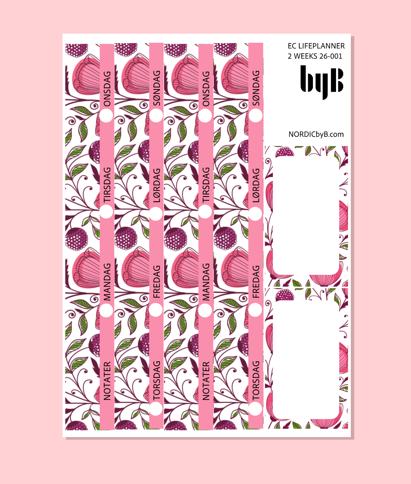 EC LIFEPLANNER WEEKS PAGE (2 weeks) LP W 26-001