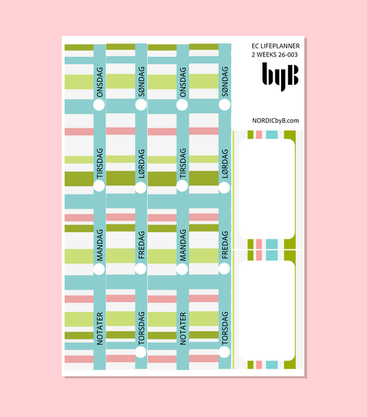 EC LIFEPLANNER WEEKS PAGE (2 weeks) LP W 26-003