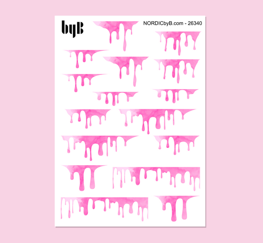 Colorful Drips Washi Stickers