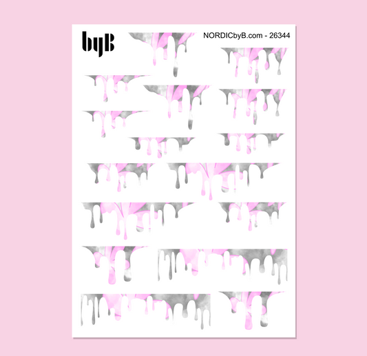 Colorful Drips Washi Stickers