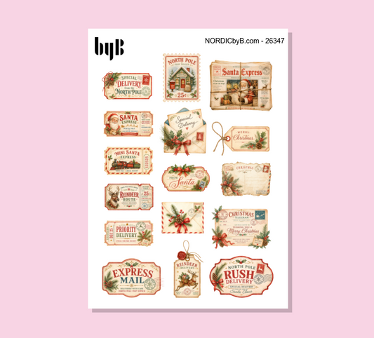 Christmas North Pole Stickers