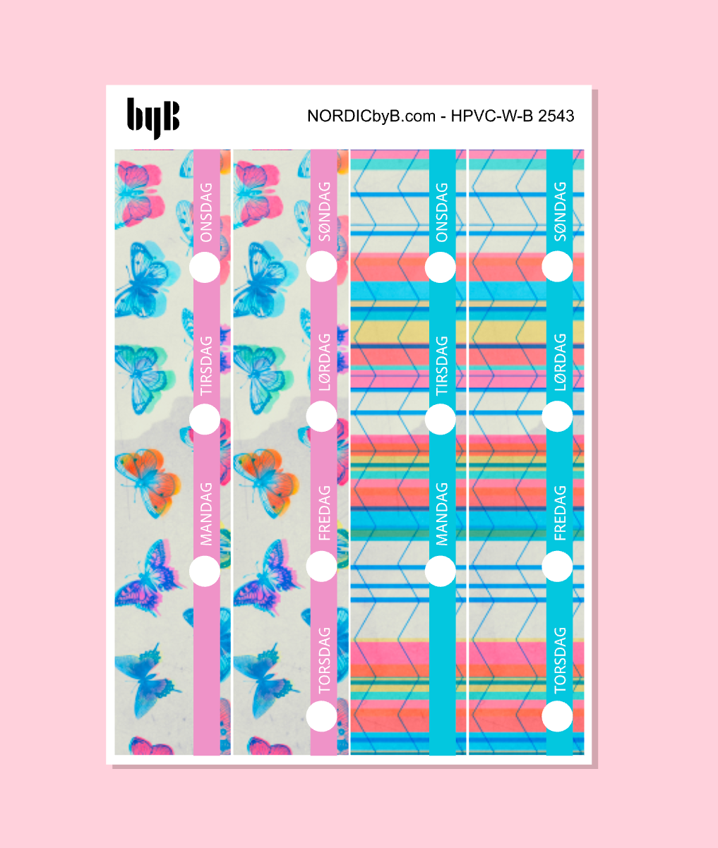KIT 2543 WEEKLY PAGES - HAPPY PLANNER CL.VERT.