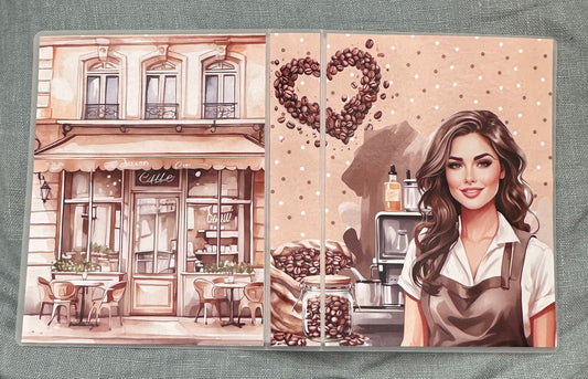 Coffee Shop … sticker album SMALL