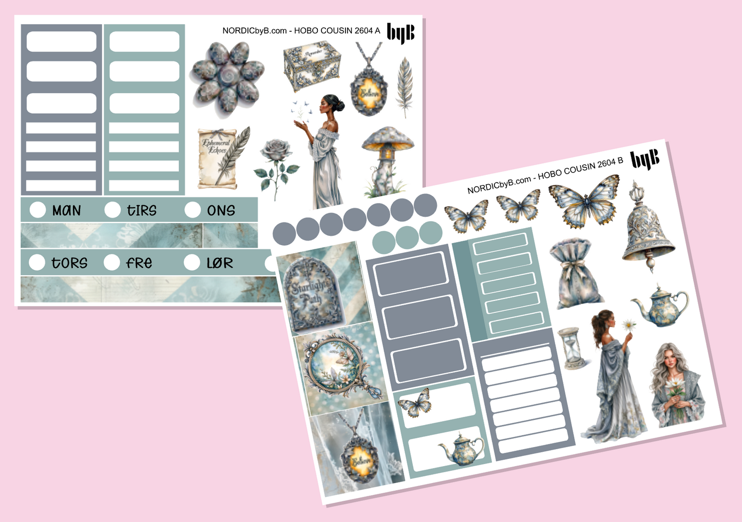 2604 FairyTale Hobonichi Techo Cousin Kit - 2 ark