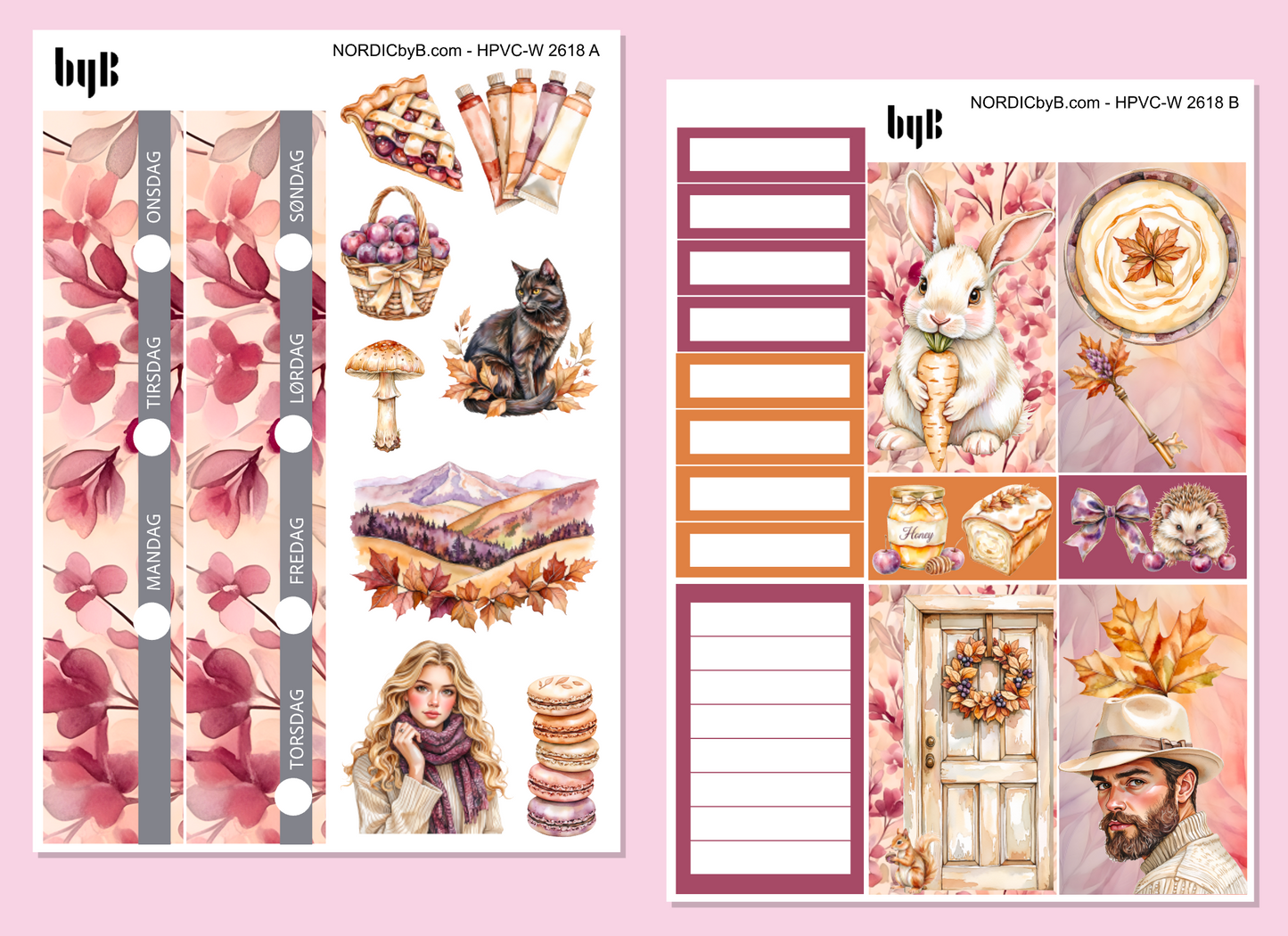KIT 2618 - 2 SHEET KIT - HAPPY PLANNER CL.VERT.