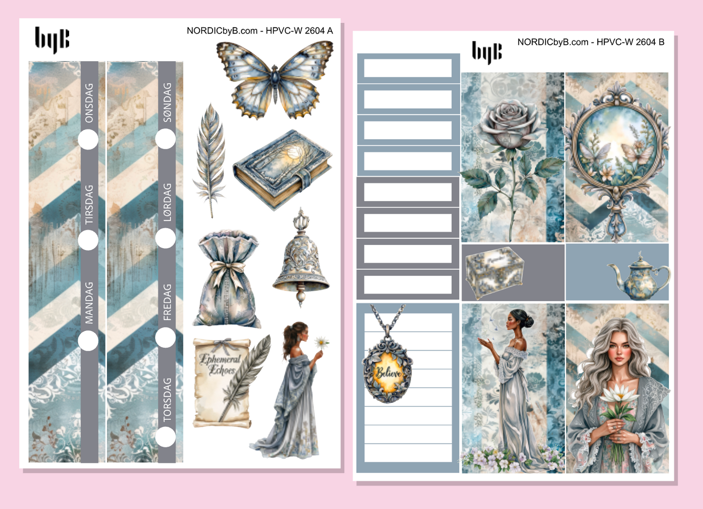 KIT 2604 - 2 SHEET KIT - HAPPY PLANNER CL.VERT.