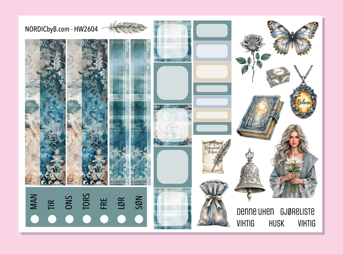 2604 FairyTale Hobonichi Weeks MiniKit