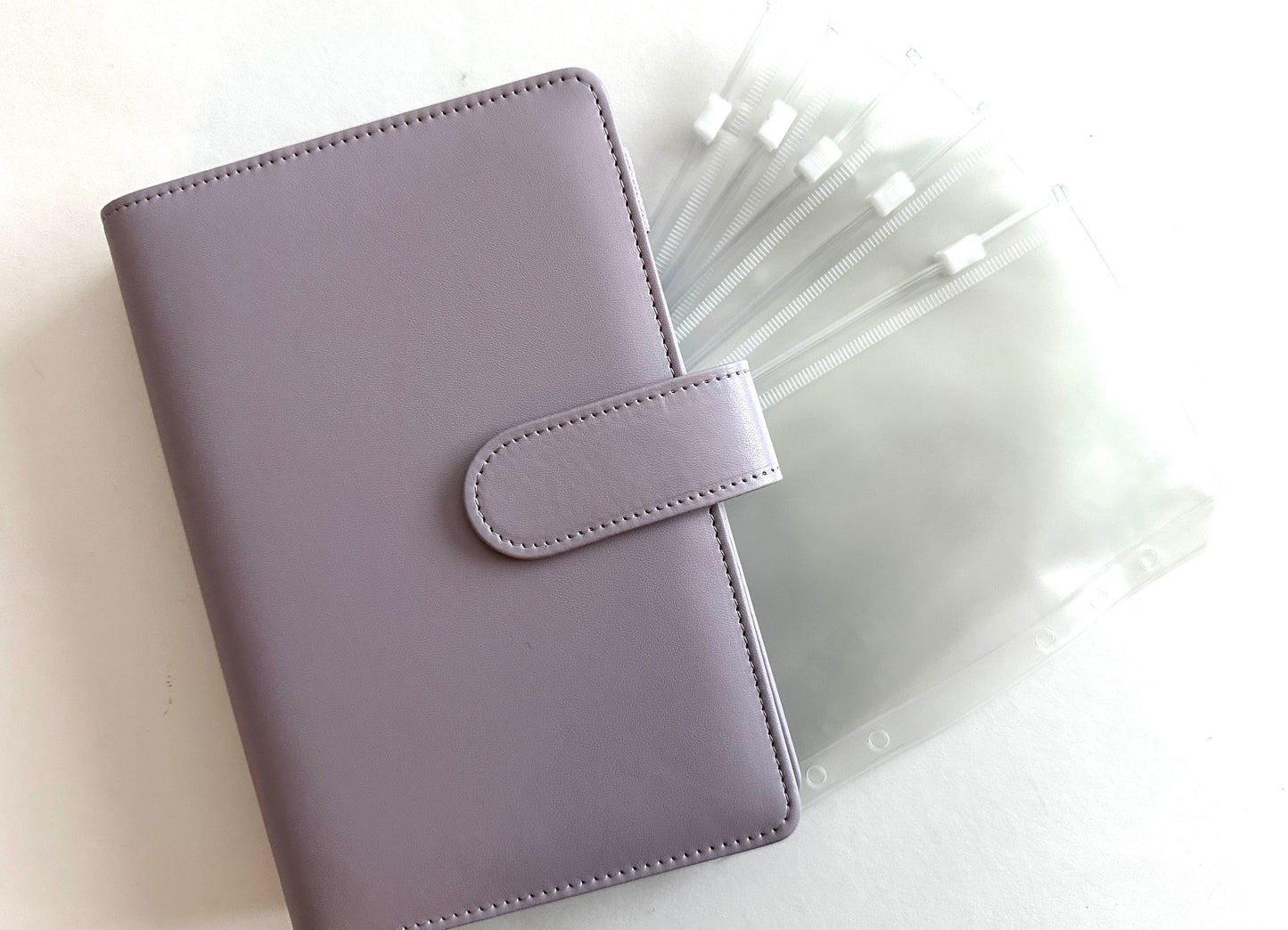 A6 BINDER - LILAC or MINT GREEN with 5 Cash Envelopes