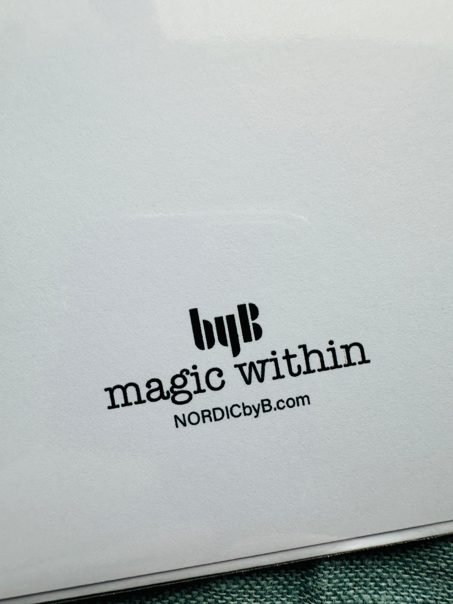 Magic Within Square Greeting Card w/envelope