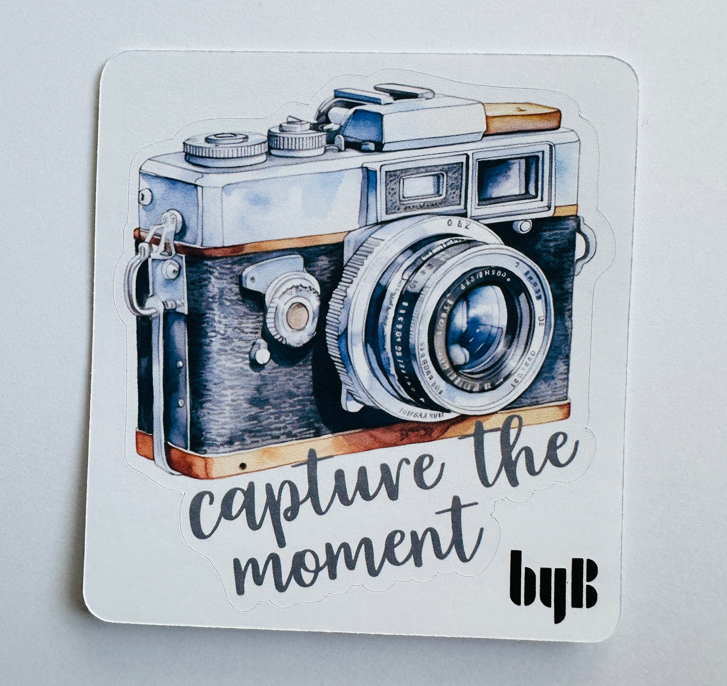 CAPTURE THE MOMENT Die Cut Sticker