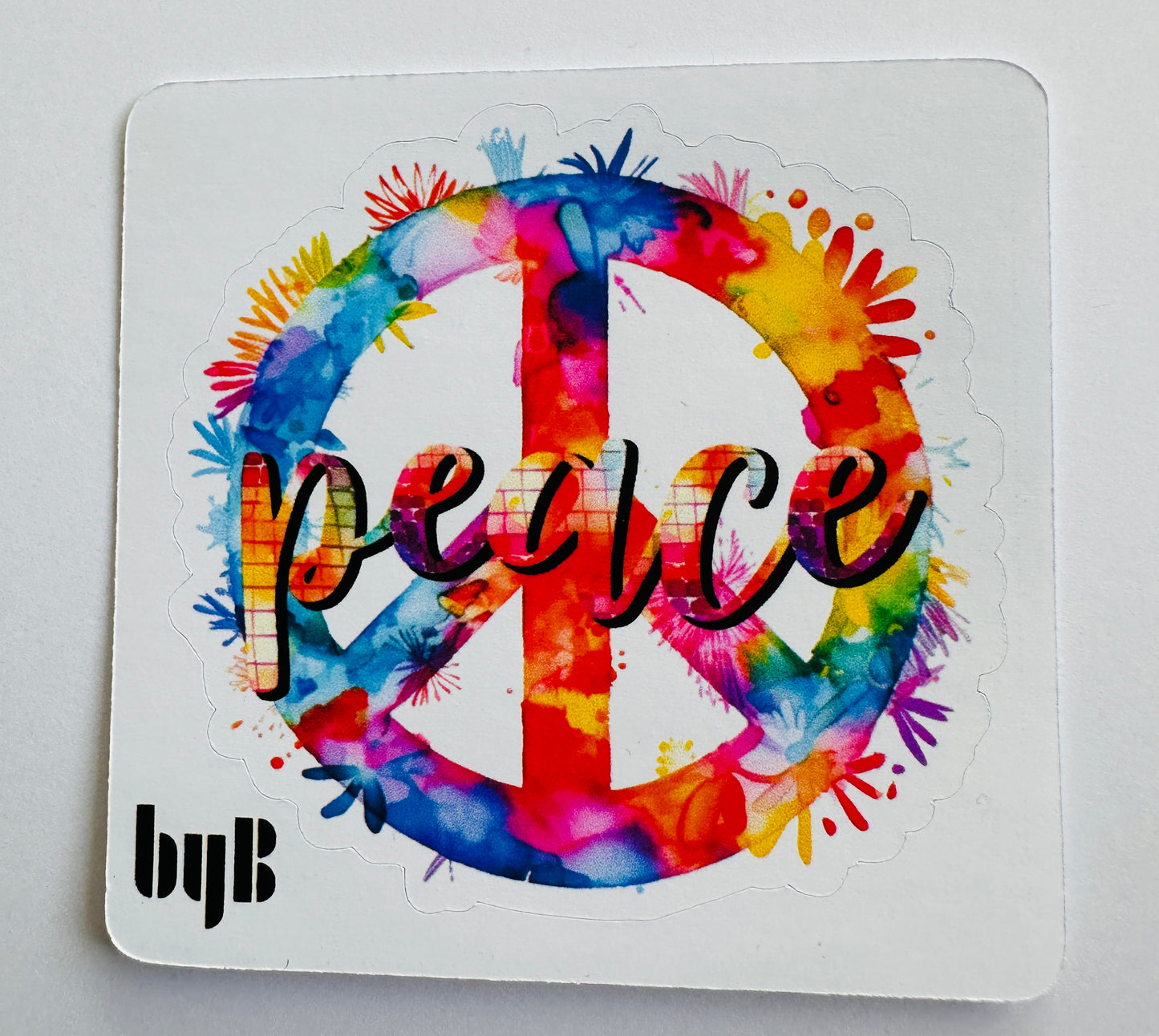 PEACE Die Cut Sticker