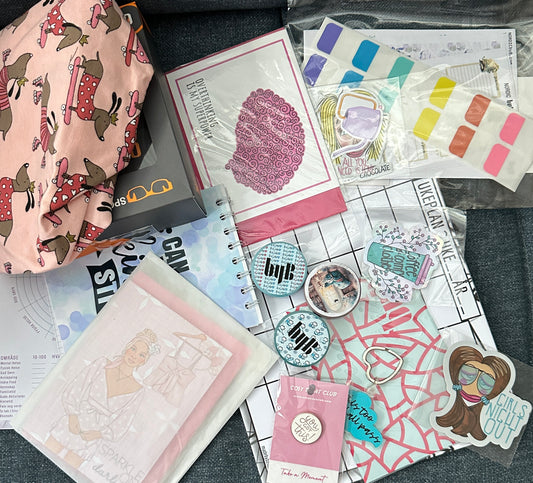 GRAB BAG STICKERS & THINGS: random things from shop (value 500)