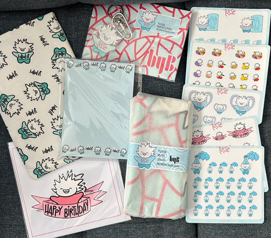 GRAB BAG TUSSE: random selection of TUSSE products incl 5 sticker sheets