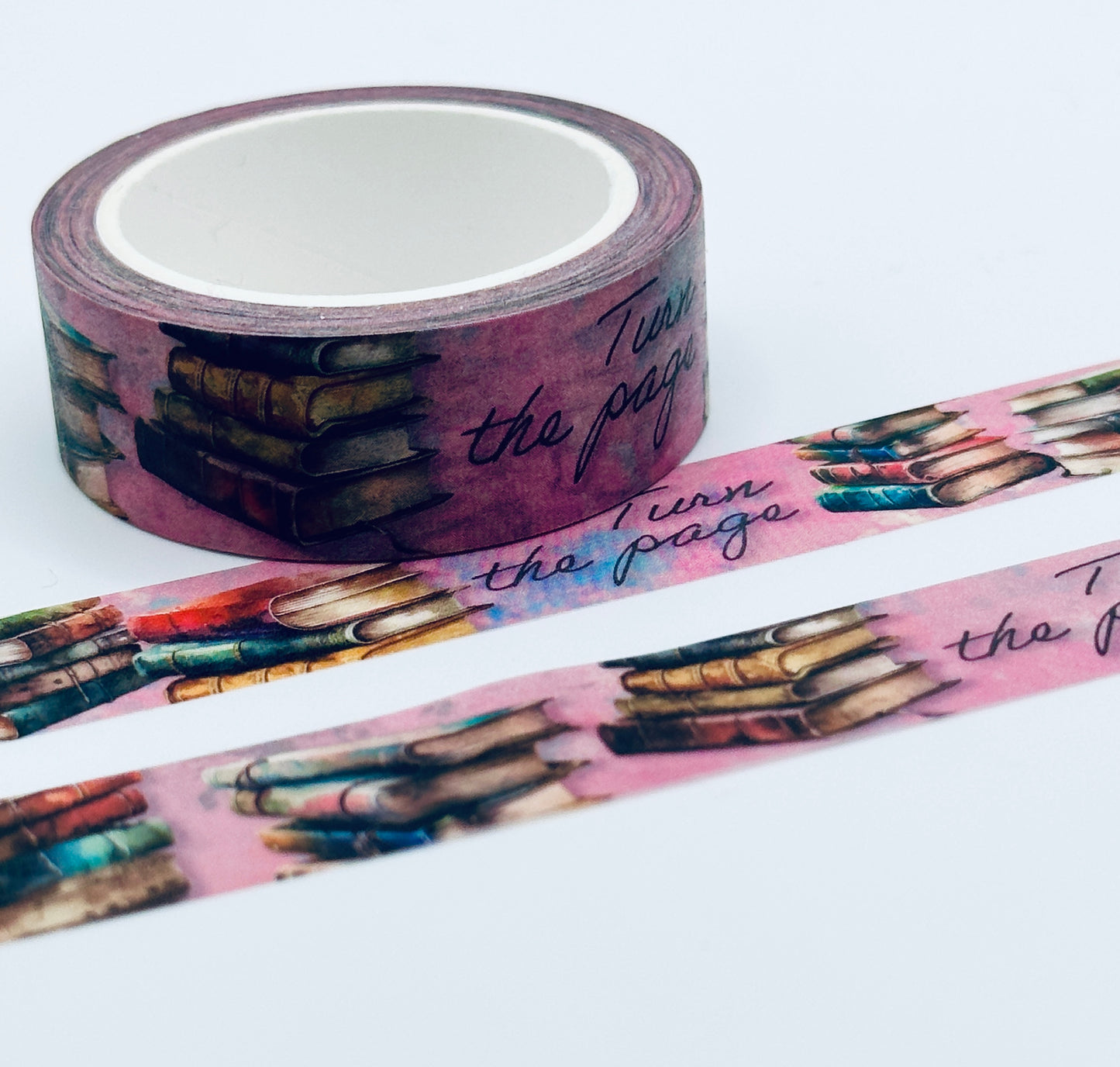 Books Washi Tape and Post It Pad