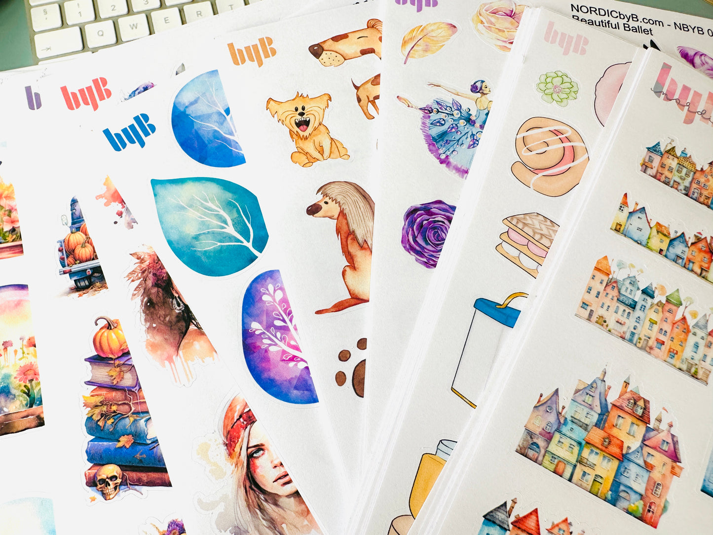 10 great value pack of random sticker sheets