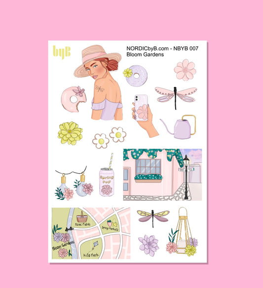 BLOOM GARDEN - Sticker Sheet