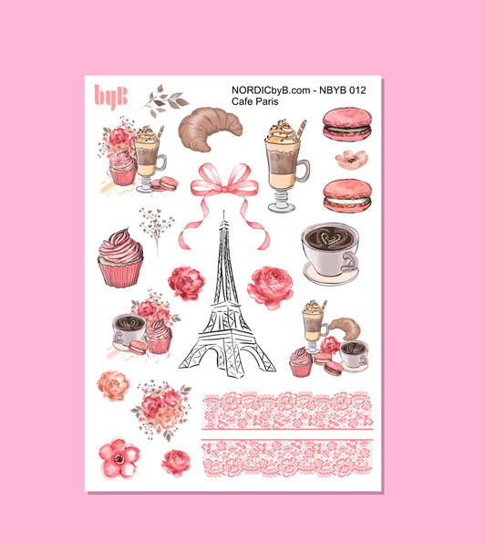 PARIS CAFE - Sticker Sheet