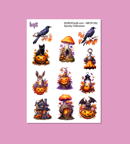 Spooky Halloween Sticker Sheet