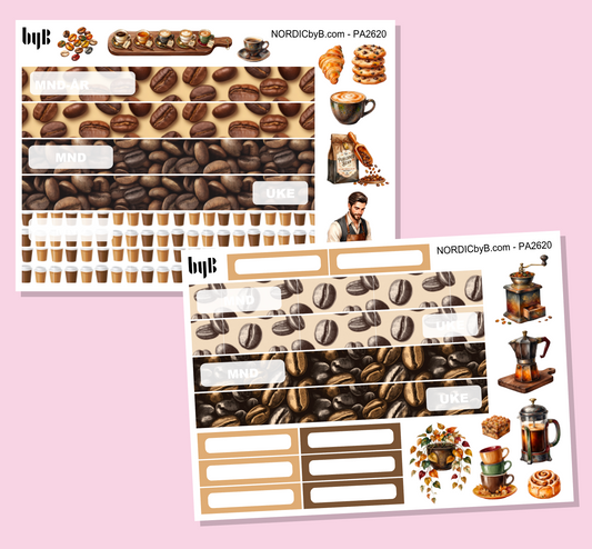 2620 - Fall Coffee - Personlig Almanakk Kit 2 ark