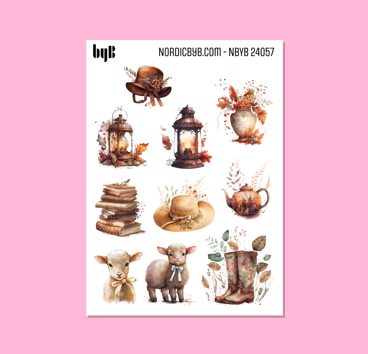 Country Life Sticker Sheet