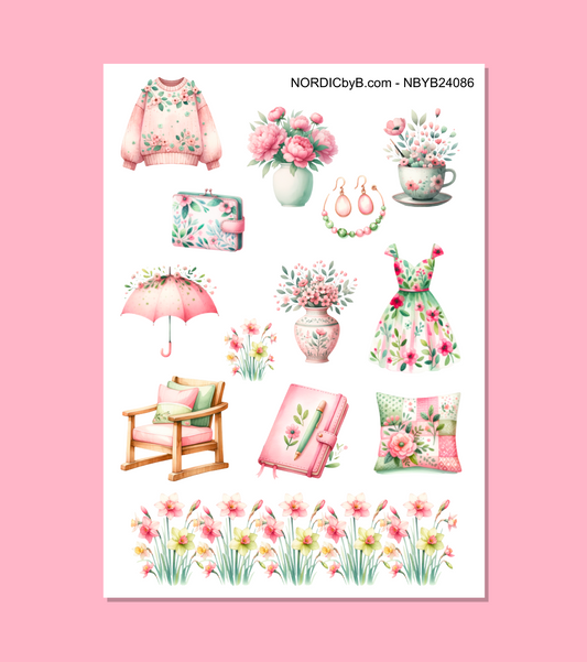 Pastel Spring Sticker Sheet