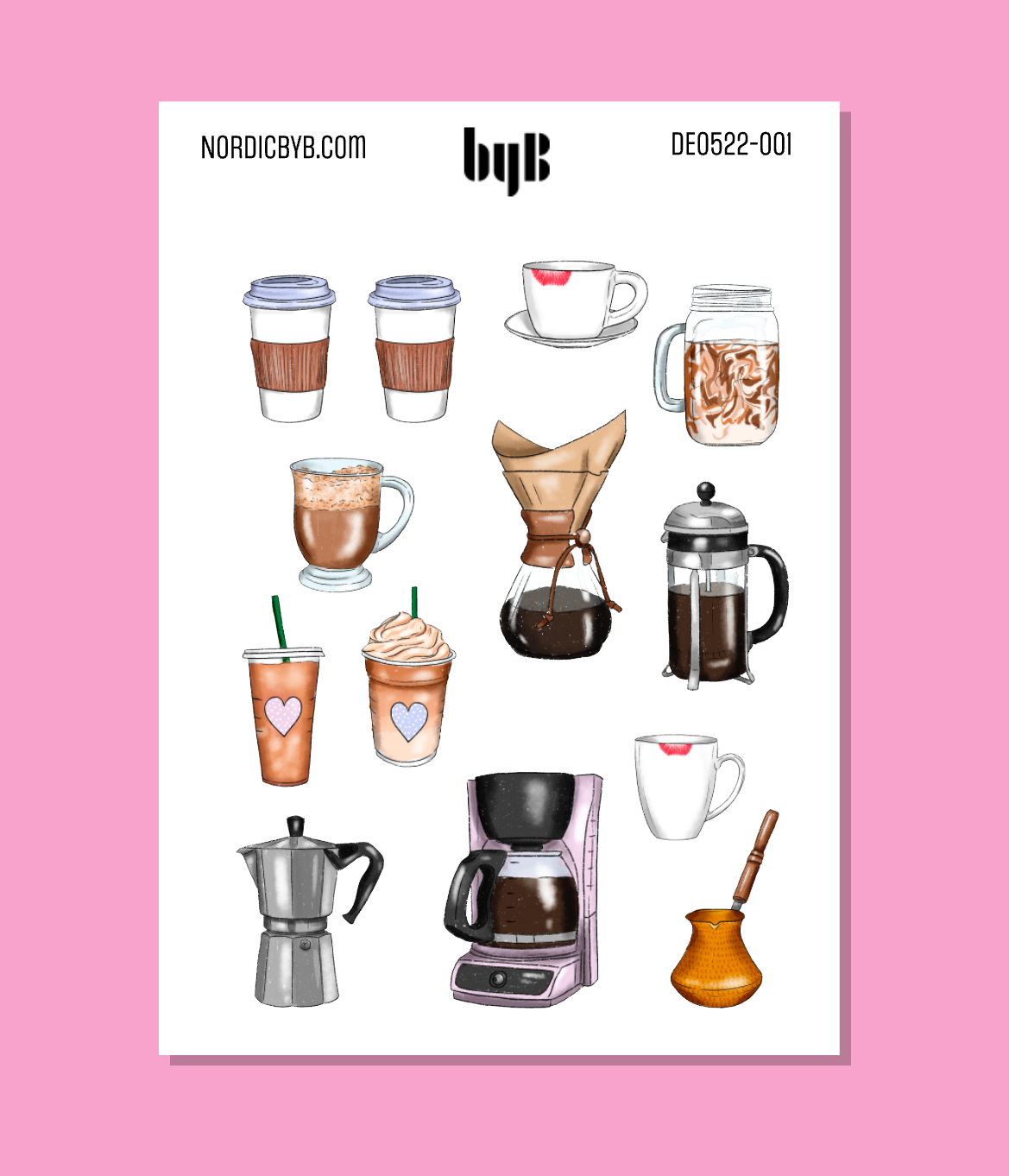 Coffee Sticker Sheet