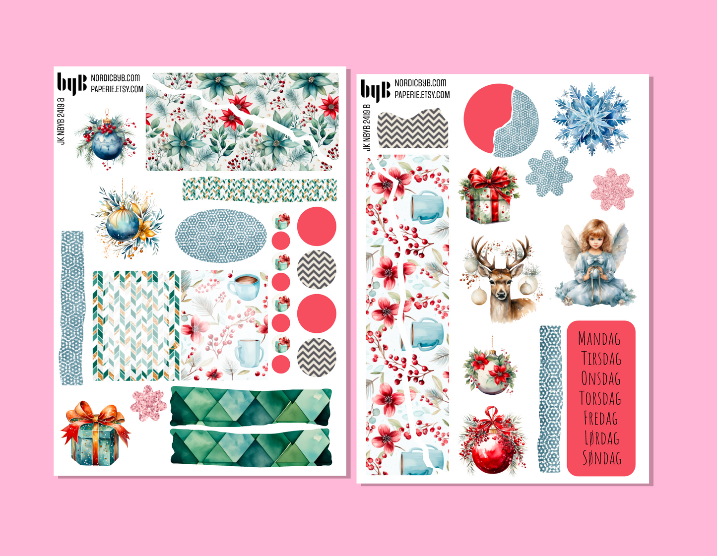 2419 CHRISTMAS DECOR Journaling Kit