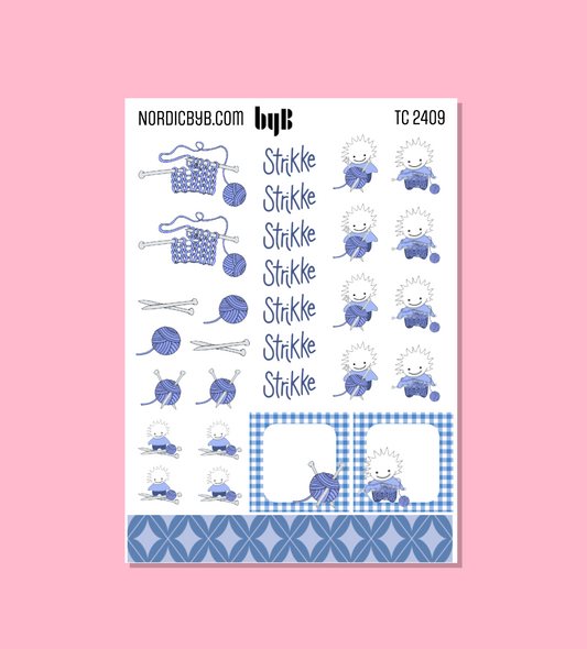 TUSSE KNITTING Mixed Sticker Sheet