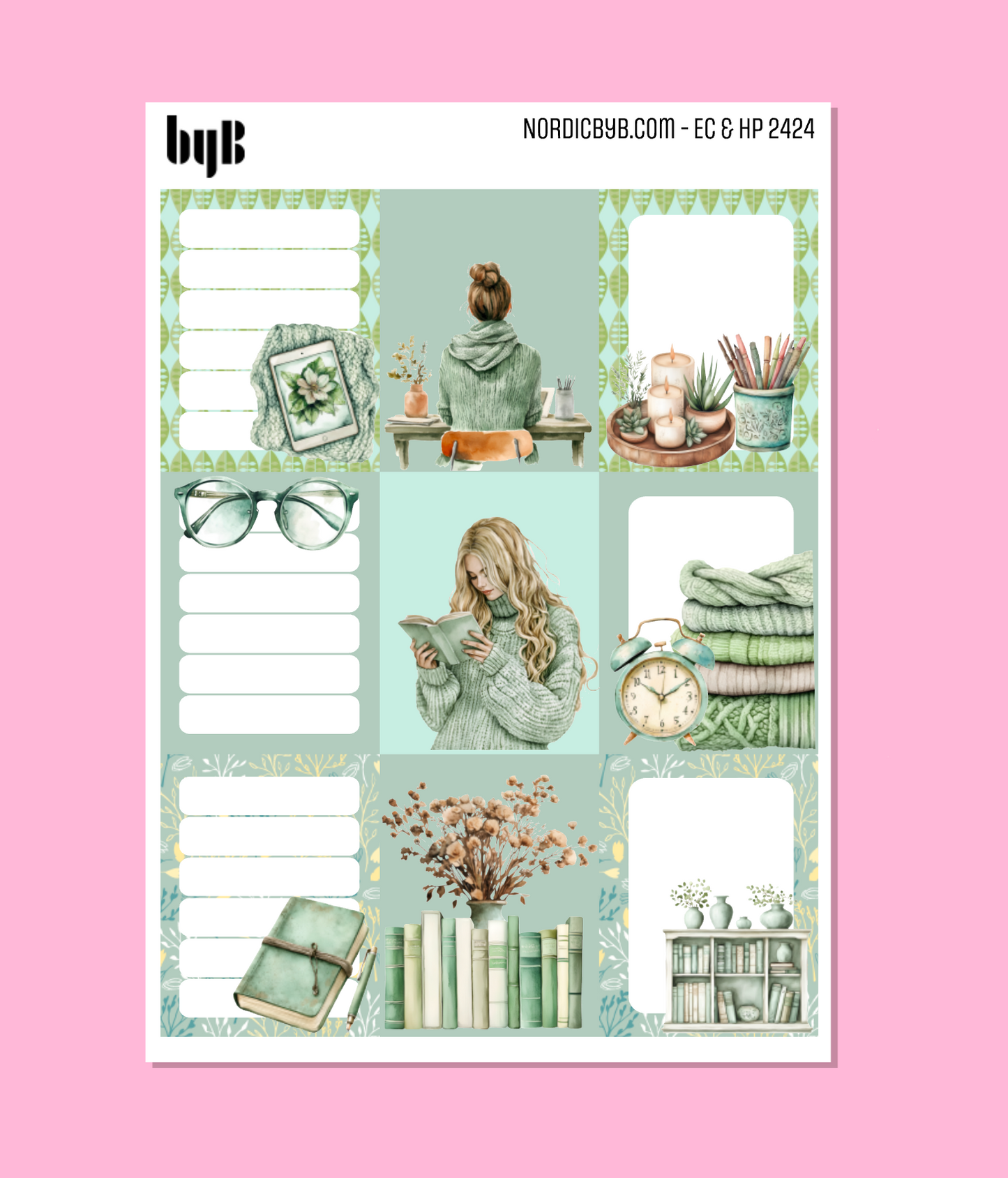 2424 EC & HP - PLANNER GREEN