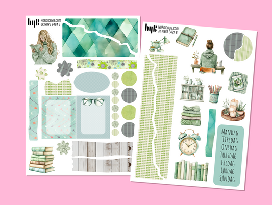 2424 PLANNER GREEN Journaling Kit