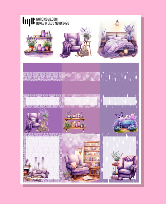 2426 BOXES & DECO LAVENDER LIFE