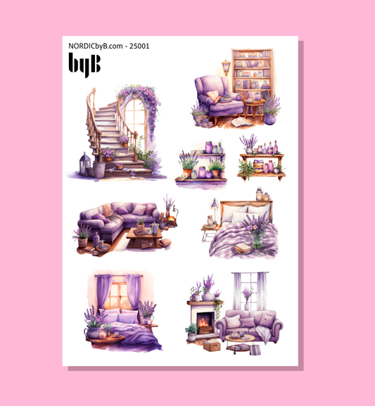 LAVENDER LIFE Sticker Sheet