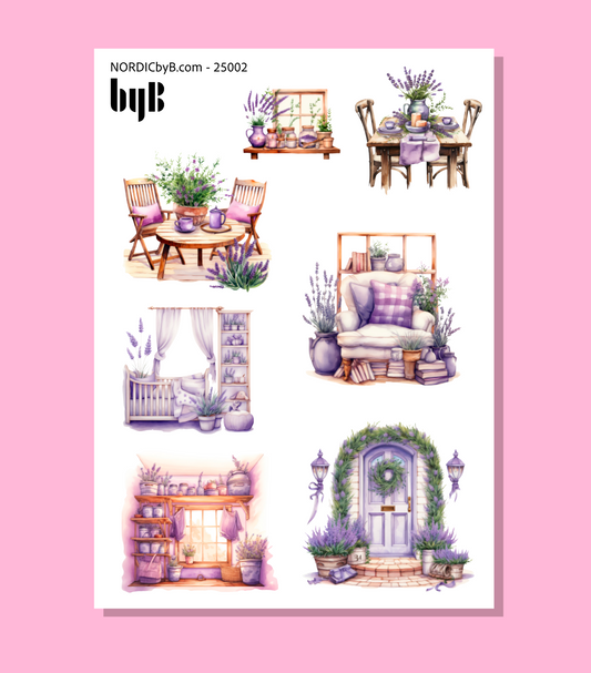 LAVENDER LIFE Sticker Sheet