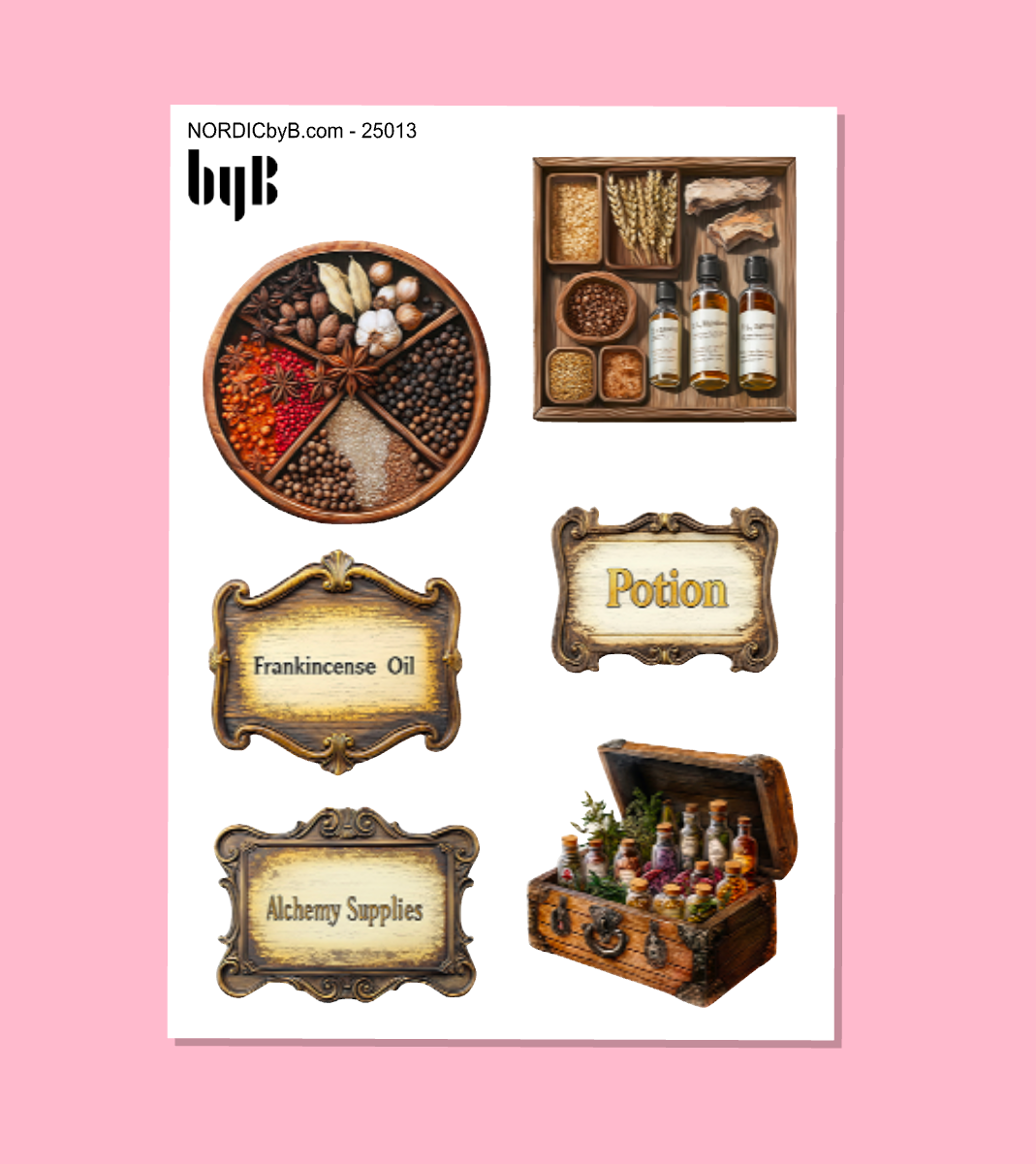 APOTHECARY Sticker Sheet