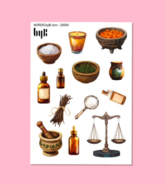 APOTHECARY Sticker Sheet