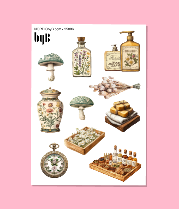 APOTHECARY Sticker Sheet