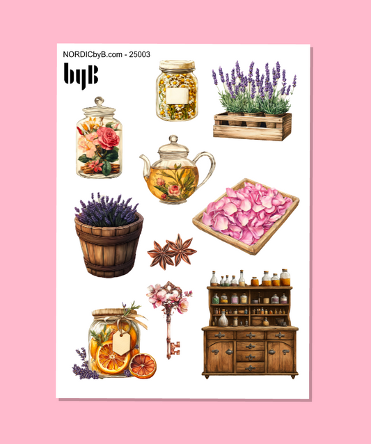 APOTHECARY Sticker Sheet