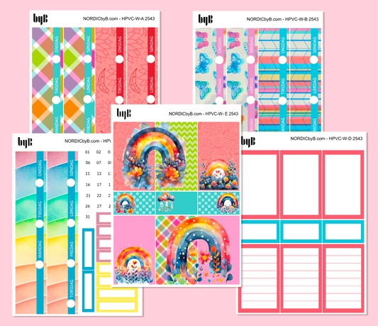 KIT 2543 WEEKLY PAGES - HAPPY PLANNER CL.VERT.