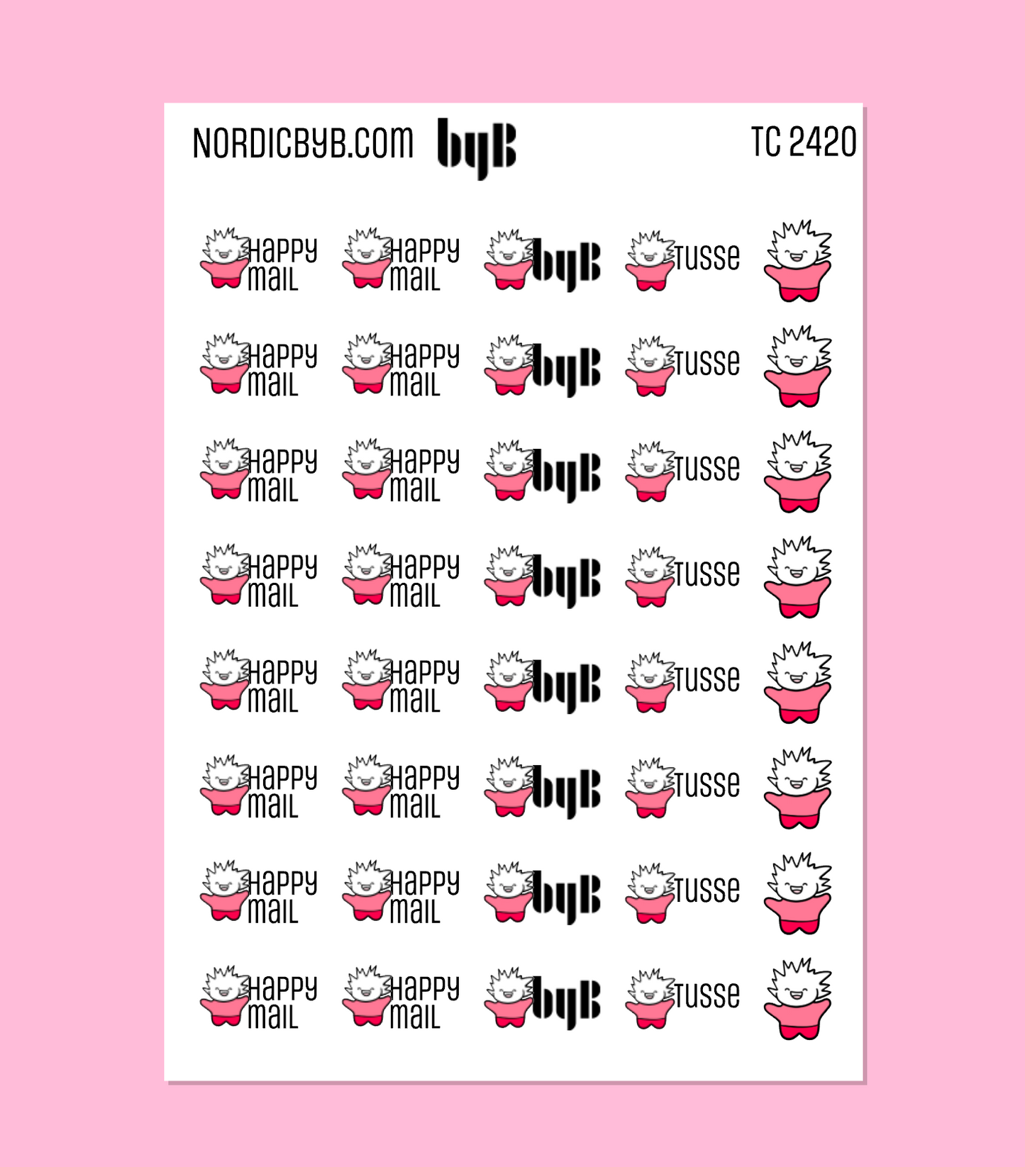 TUSSE ICONS: Happymail, byB, Tusse