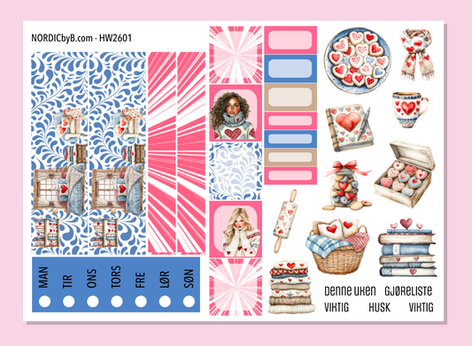 2601 Blue-ish Love Hobonichi Weeks MiniKit