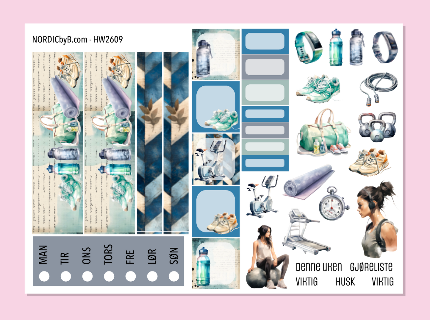 2609 Fitness Hobonichi Weeks MiniKit