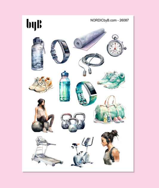 Fitness - Sticker Sheet