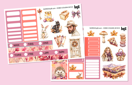 2618 Country Fall Hobonichi Techo Cousin Kit - 2 ark