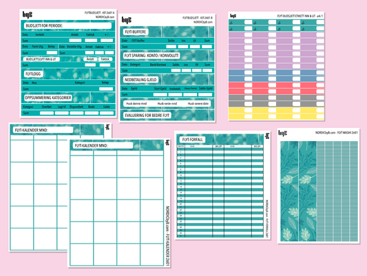 2601 FLYT-BUDSJETT for notatblokk - pakkedeal/enkeltark