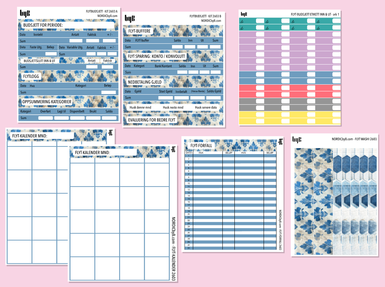 FLYT-BUDSJETT MYSTERY MND-PAKKE - nytt design