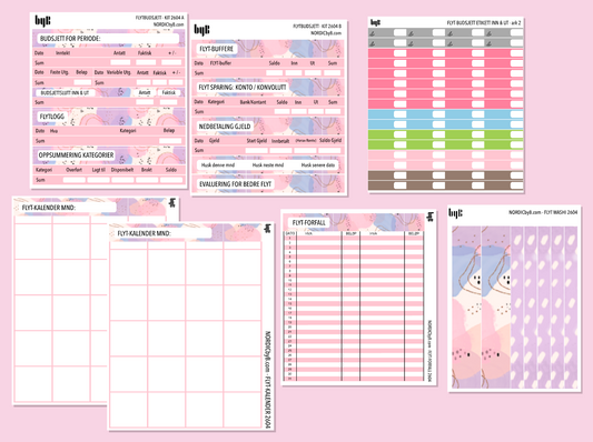 2604 FLYT-BUDSJETT for notatblokk - pakkedeal/enkeltark