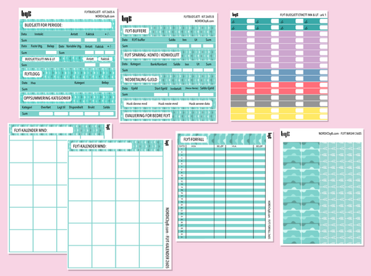 2605 FLYT-BUDSJETT for notatblokk - pakkedeal/enkeltark